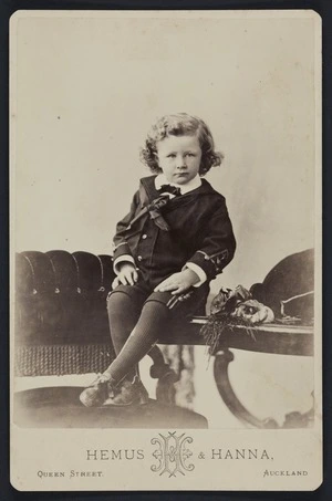 Hemus & Hanna (Auckland) fl 1879-1882 :Portrait of David Boosie Cruikshank (Junior)