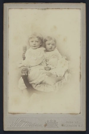 Herrmann (Wellington) fl 1892 :Portrait of Isabel and Lydia Helen Hughes Field
