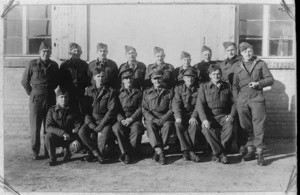 New Zealand medical and dental officers at German prisoner of war camp Stalag 8B, Lamsdorf, Germany - Photograph taken by Rev John Hiddlestone