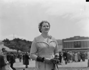 Woman at Trentham races