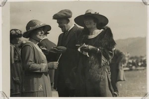 Two ladies in racing attire