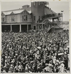 Crowd at Ellerslie racecourse