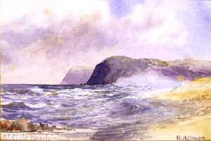 Owen, R H, fl 1903 :St Clair Beach. [1903?].