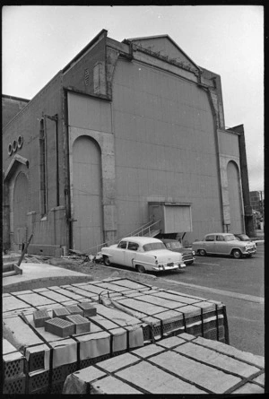 Wellington Cathedral of St Paul under construction