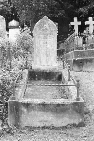 The grave of Eliza Jane Clark and the Brown family, plots 159.O and 160.O, Sydney Street Cemetery.