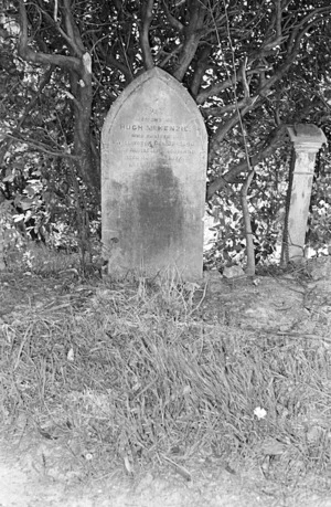 McKenzie family grave, plot 40.E, Sydney Street Cemetery.