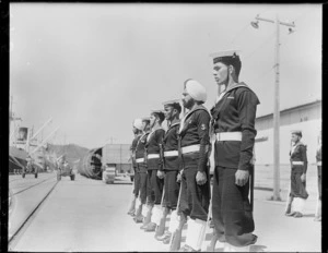 Indian sailors from the INS Rajput