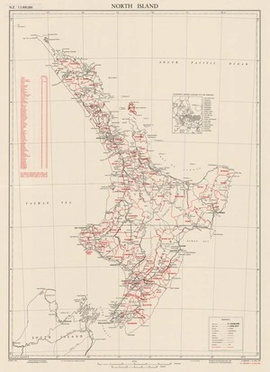 North Island / drawn by Miss W.I. Mumford.