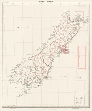 South Island / drawn by Miss W.I. Mumford..