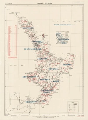 North Island / drawn by Miss W.I. Mumford.