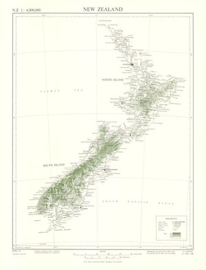 New Zealand / drawn by W.I. Mumford.