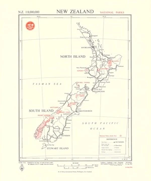 New Zealand national parks.
