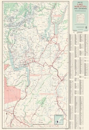 Map of Lake Wakatipu and environs / drawn by W.M. Hoggan.