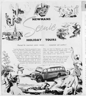 Newmans travel brochure
