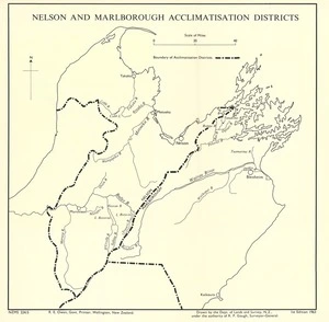 Nelson and Marlborough Acclimatisation Districts / drawn by the Dept. of Lands and Survey, N.Z.