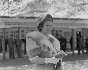 Woman at Trentham races