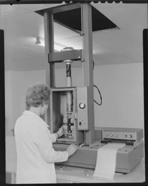 Person using scientific equipment