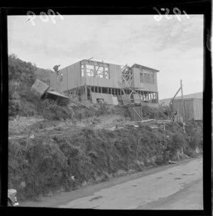 Construction site of a house in Buckley Road, Southgate, Wellington