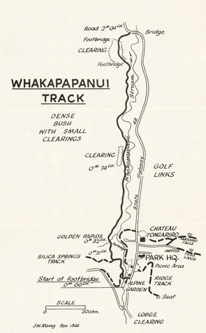 Whakapapanui track / J.W. Mazey.