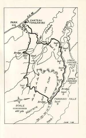 Map of Taranaki Falls walk / J.W.M.