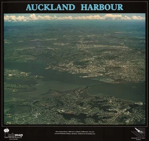 Auckland Harbour / photography by Air Logistics Auckland.