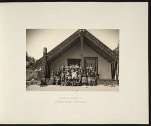 Whare runanga of Arawa tribe, Rotorua