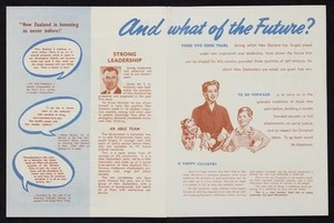 [New Zealand National Party]: And what of the future? [1954]
