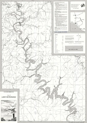 Map of Lake Rotorangi.