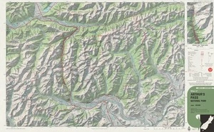 Map of Arthur's Pass National Park.