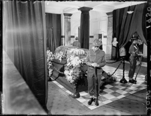 Peter Fraser lying in state