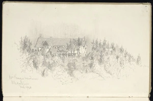 Haylock, Arthur Lagden, 1860-1948 :Mr George's residence, Wadestown. M[ar]ch 1921