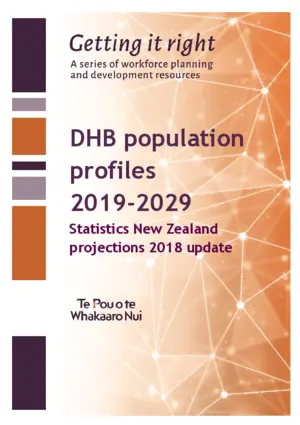 DHB population profiles ... : Statistics New Zealand projections ... update.
