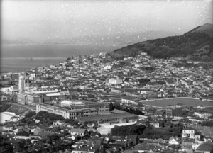Looking over Wellington city
