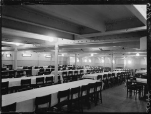 Dining room on board the Ormonde