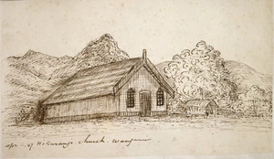 [Taylor, Richard], 1805-1873 :Hikurangi Church Wanganui, April 1847.
