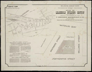 Wellington Harbour Board Featherston Street endowment : plan of leasehold building section.