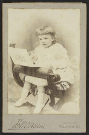 Herrmann (Wellington) fl 1892 :Portrait of Isabel Hughes Field
