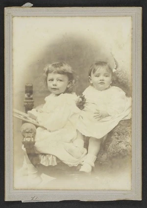 Herrmann (Wellington) fl 1892 :Portrait of Ida Lydia Helen and Isabel Hughes Field