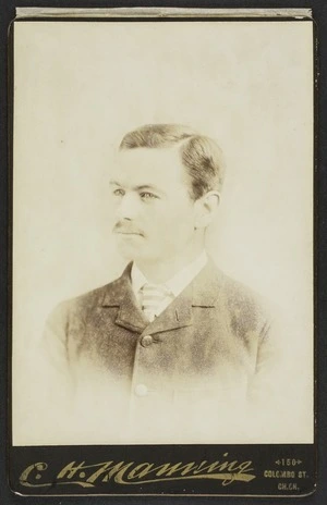 Manning, C H (Christchurch) fl 1880s-1890s :Portrait of John Innes