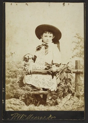 Meers, Robert William (Christchurch) fl 1860s-1880s :Portrait of unidentified child