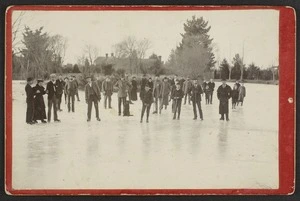 Mitchell, J T (Ashburton) fl 1890s-1900s :Group scene at Ashburton