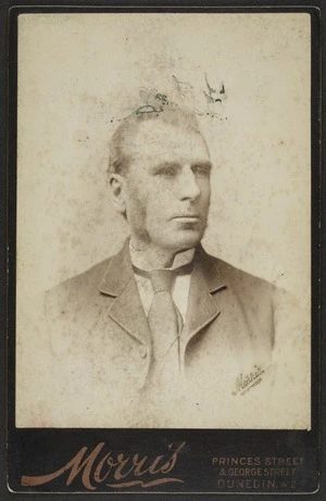 Morris (Dunedin) fl 1873-1899 :Portrait of Hugh Gourley