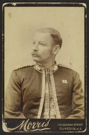 Morris (Dunedin) fl 1873-1899 :Portrait of Major Forster Yelverton Goring