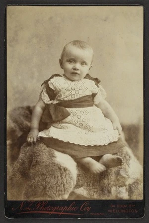 New Zealand Photographic Company (Wellington) fl 1888-1895 :Portrait of unidentified child