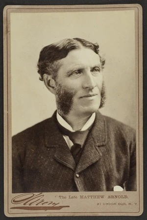 Sarony (New York) fl 1880-1890s :Portrait of Matthew Arnold 1822-1888