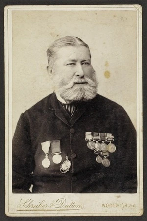 Schreiber & Dutton (Woolwich) fl 1880s-1890s :Portrait of unidentified man
