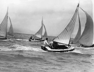 Robson, Edward Thomas, fl 1920s-1940s? :Yacht race, including Vanguard