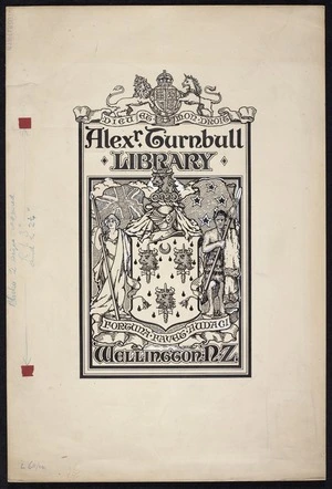 [New Zealand Government Printer] :Alexander Turnbull Library ; Dieu et mon droit ; fortuna favet audaci.