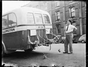 A bus decorated by Eastbourne School children