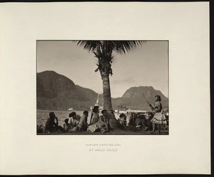 Young girl dancing, Pago Pago